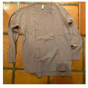 Jouica Taupe V Neck Sweater XS